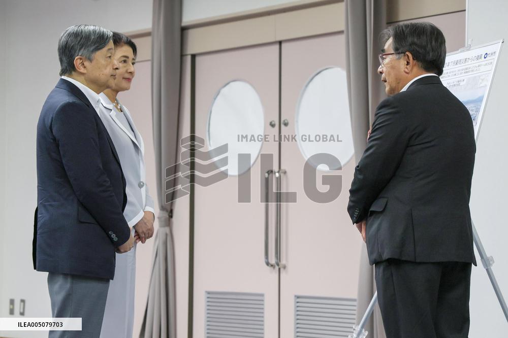Japan emperor, empress visit Ehime