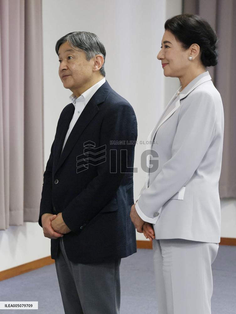 Japan emperor, empress visit Ehime
