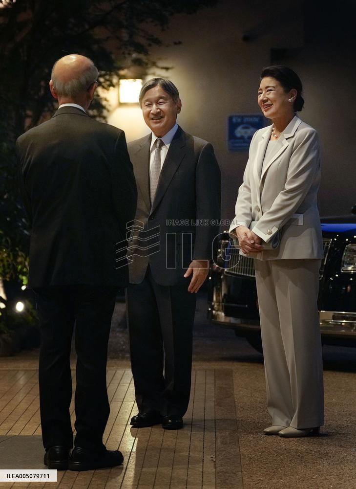 Japan emperor, empress visit Ehime