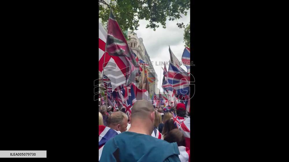 UK: ‘Unite the Kingdom’ Rally Draws Tens of Thousands to London 3