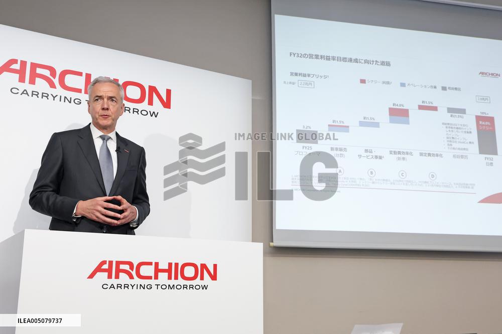 ARCHION Press Conference on the Mid-Term Management Plan