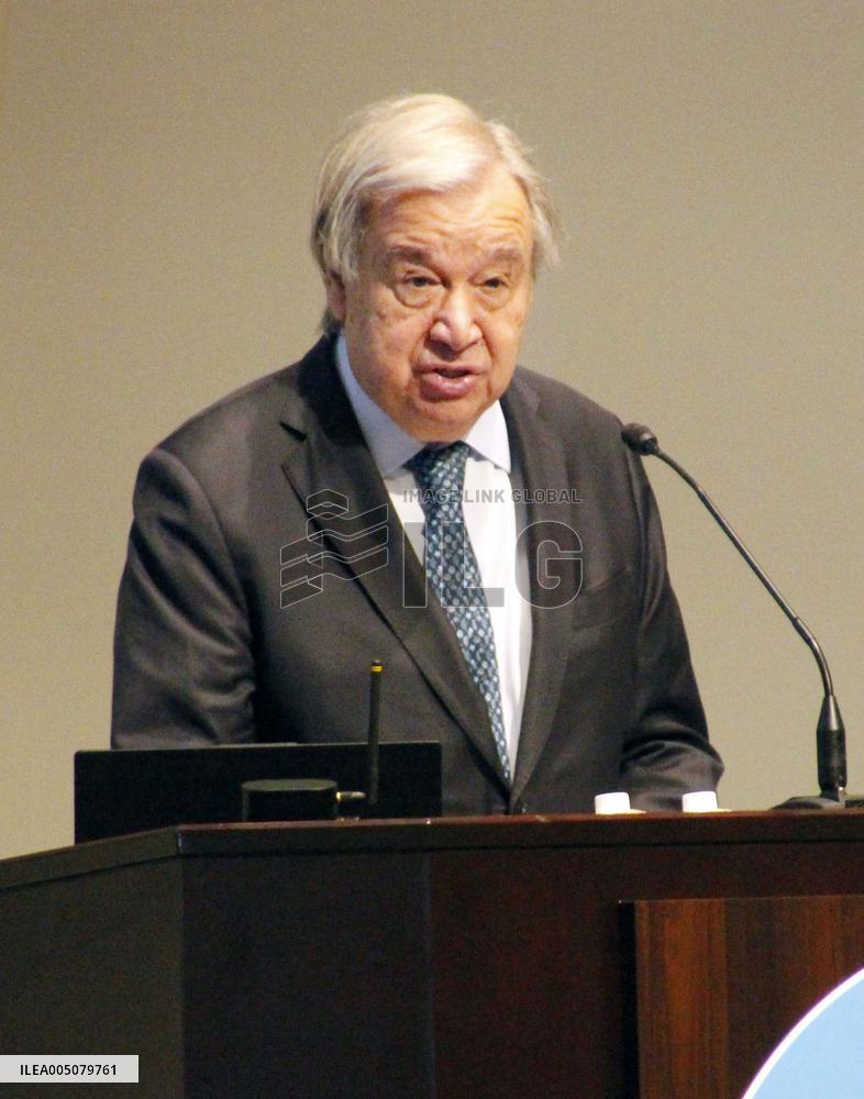 U.N. chief Guterres in Tokyo