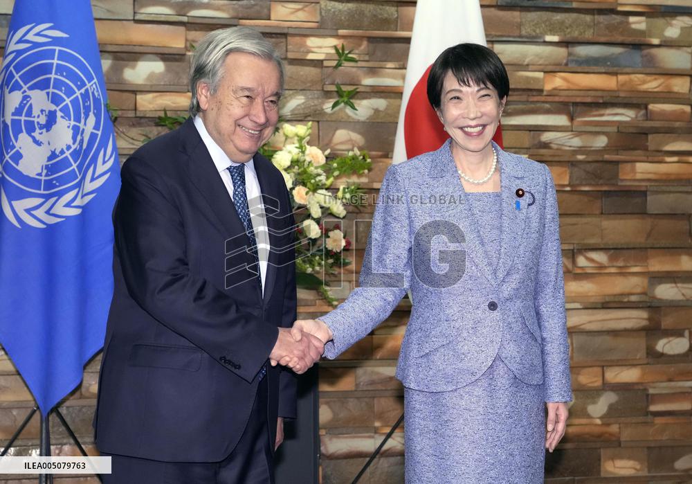 Takaichi-Guterres talks