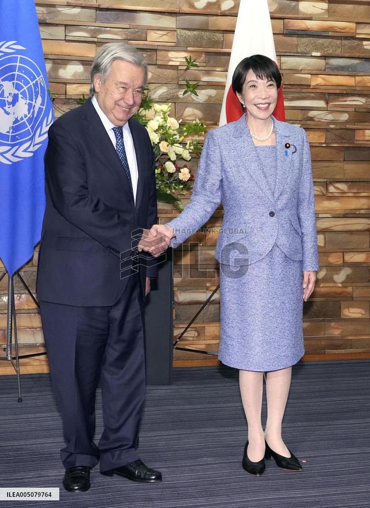 Takaichi-Guterres talks