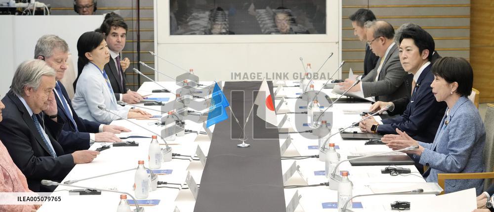 Takaichi-Guterres talks