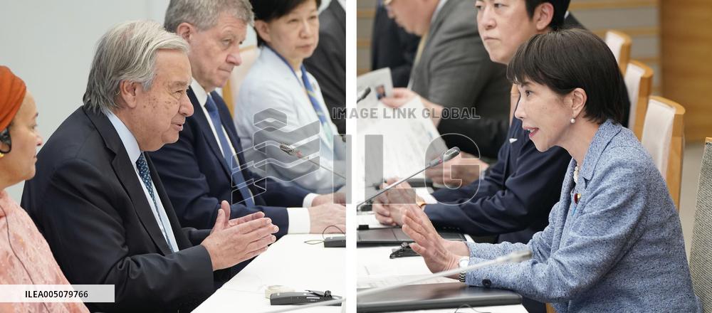 Takaichi-Guterres talks