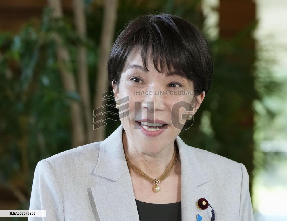 Japan PM Takaichi ahead of trip to S. Korea