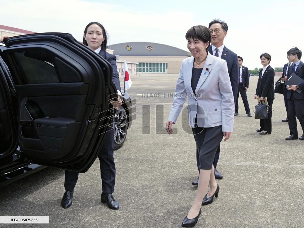Japan PM Takaichi's trip to S. Korea