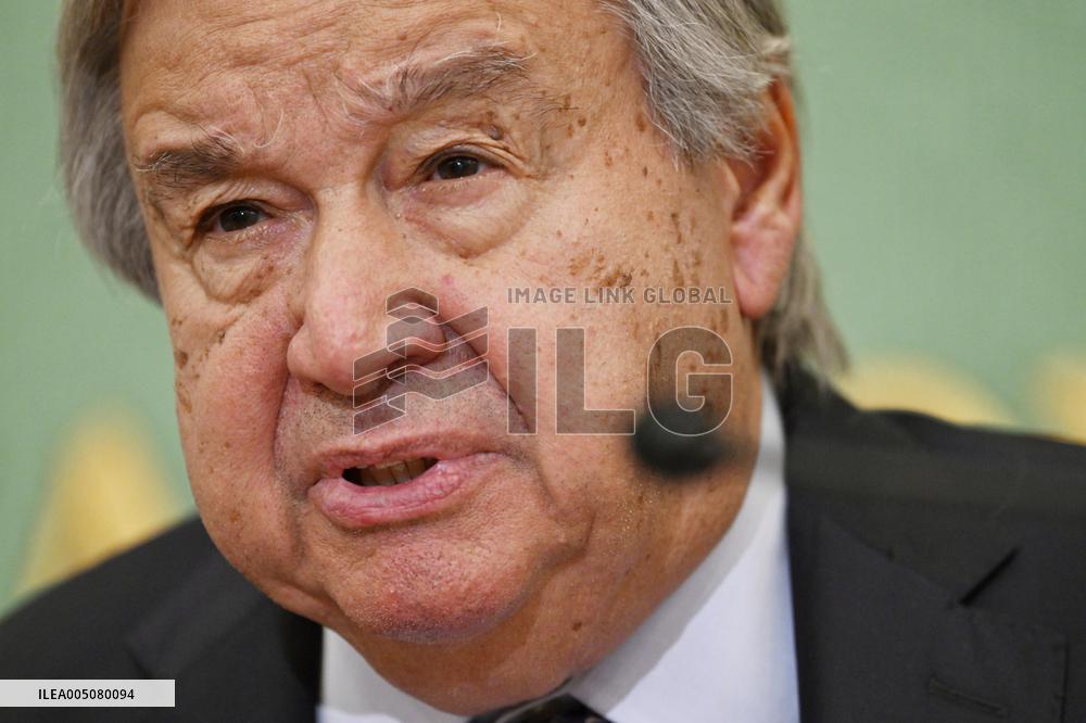 U.N. Secretary General Guterres in Tokyo