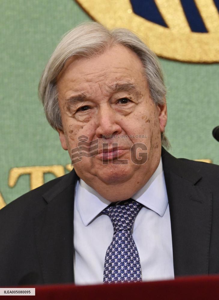 U.N. Secretary General Guterres in Tokyo