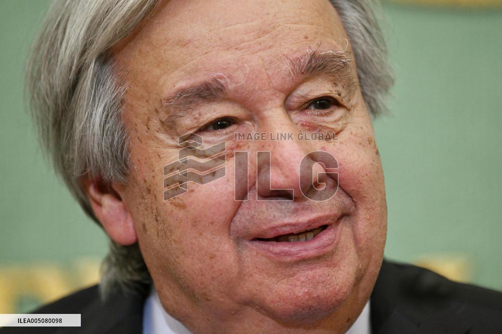 U.N. Secretary General Guterres in Tokyo