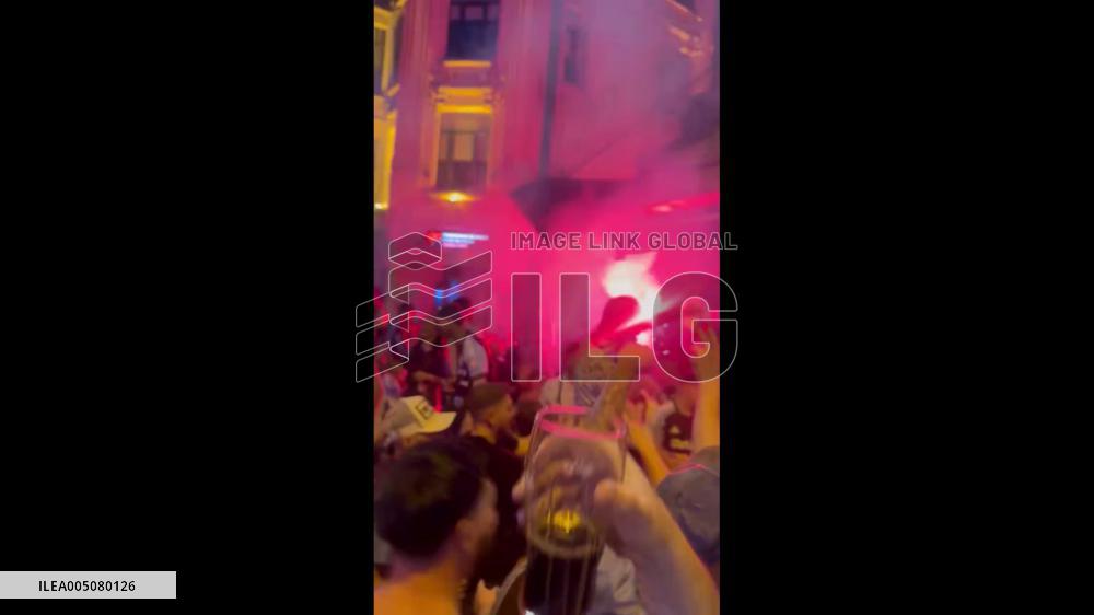 Turkey: Aston Villa Fans Revel in Istanbul Streets Ahead of Europa League Final