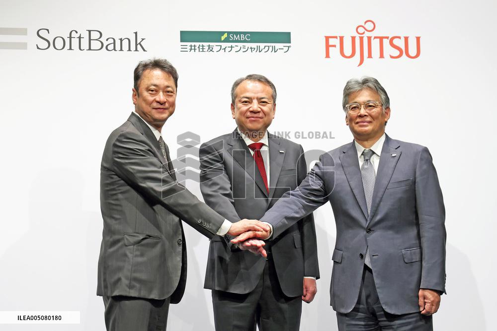 Sumitomo Mitsui Financial Group, Fujitsu, and SoftBank: Joint Press Conference on a Business Alliance in the Health and Medical Sector