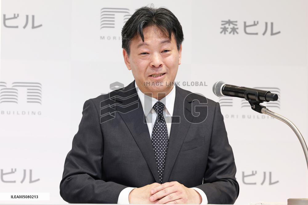 Mori Building: Press Conference on the Change of President