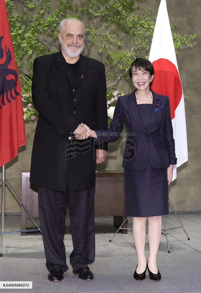 Japan-Albania talks