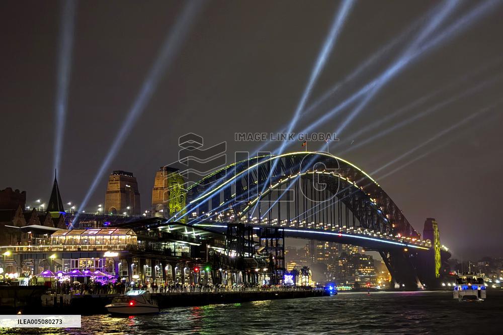 Light festival in Sydney