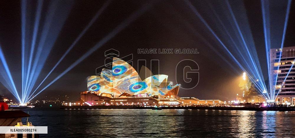 Light festival in Sydney