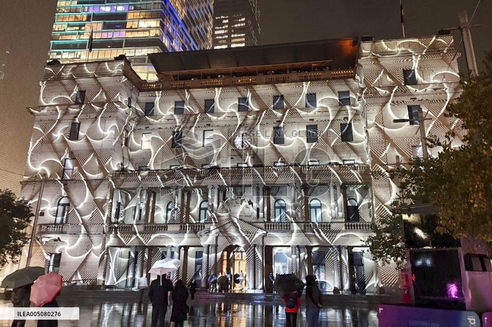 Light festival in Sydney