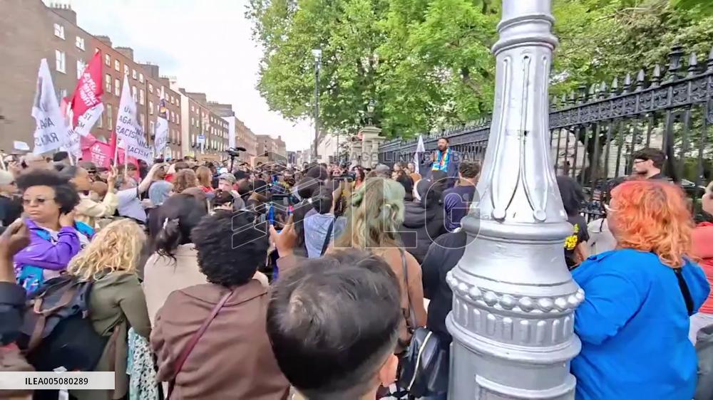 Ireland: Hundreds Rally Outside Parliament Demanding Justice for Yves Sakila