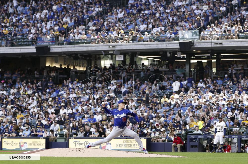 Baseball: Dodgers vs. Brewers