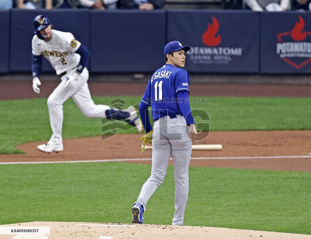 Baseball: Dodgers vs. Brewers
