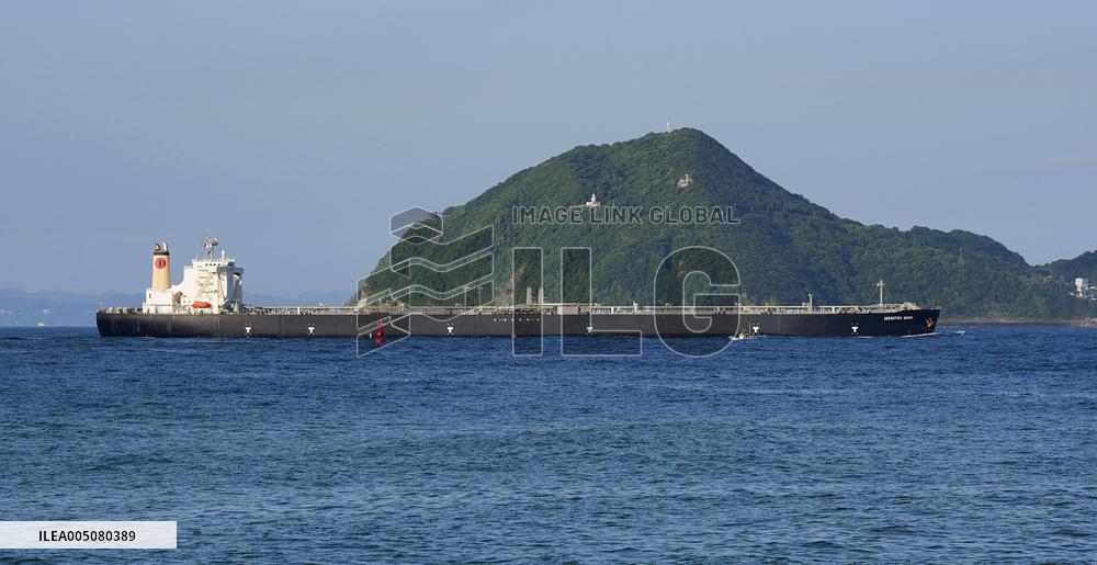 First arrival to Japan of oil tanker passing Hormuz since Iran war