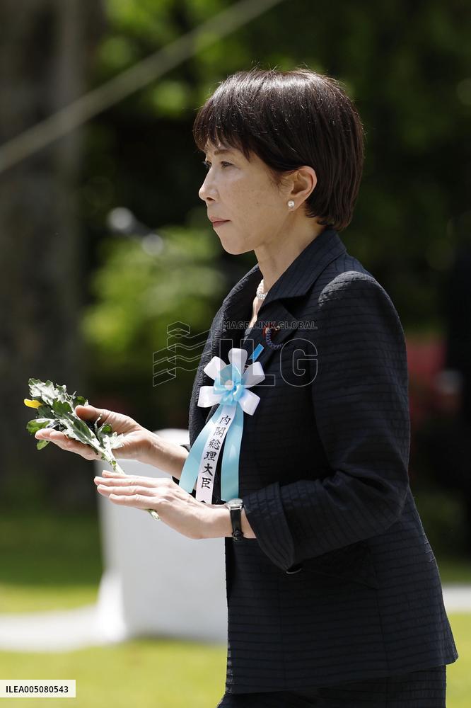Memorial ceremony for unidentified war dead