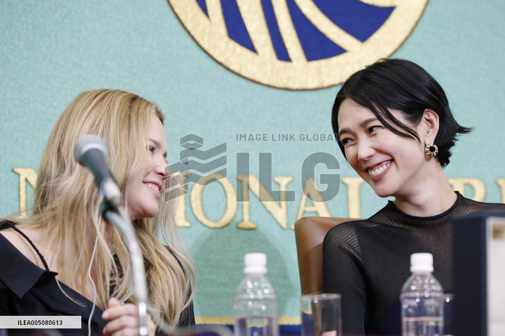 Cannes winners at press conference in Tokyo