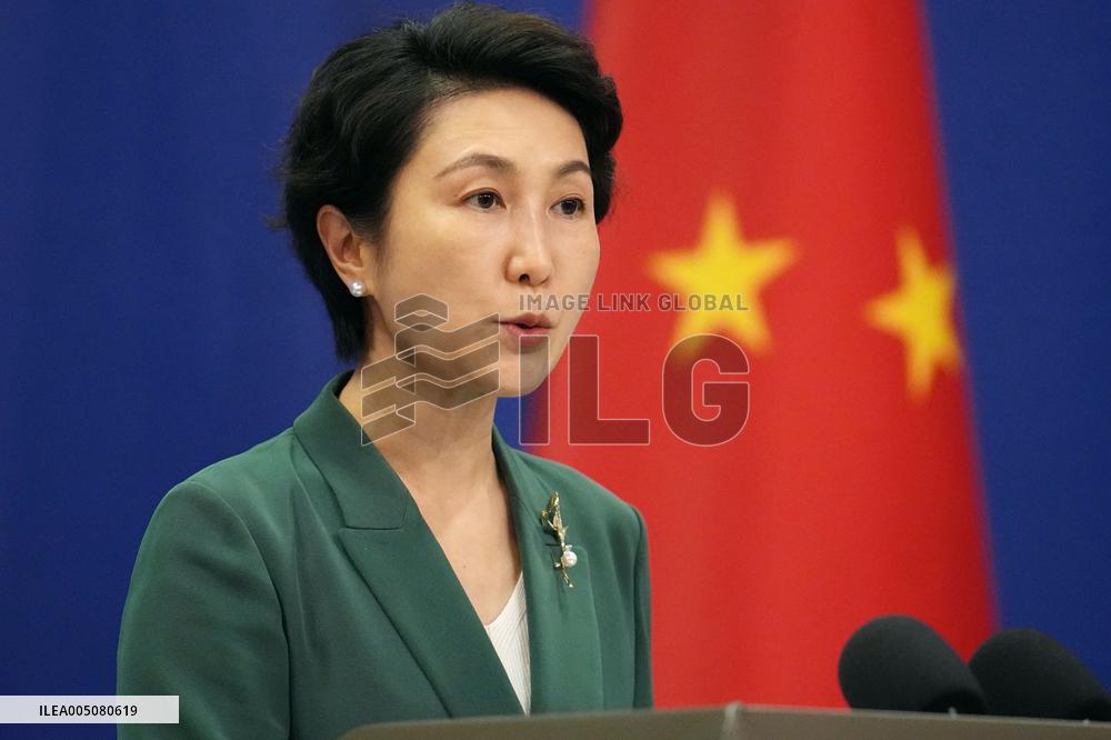 Chinese Foreign Ministry spokeswoman