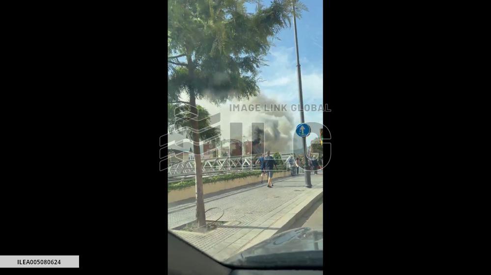 Spain: Fire Destroys Málaga Café and Spreads to Ibis Hotel, All Guests Evacuated 2