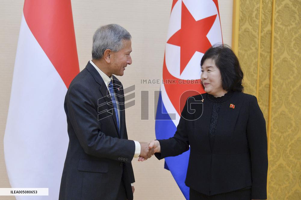 N. Korea-Singapore talks in Pyongyang