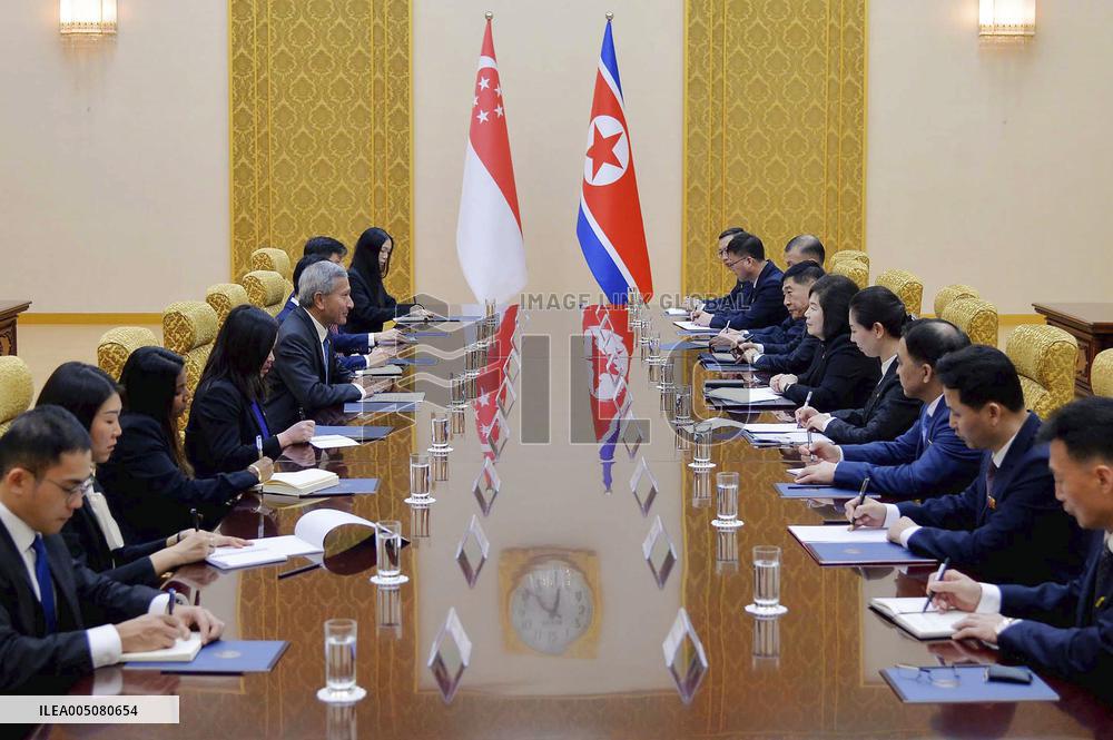 N. Korea-Singapore talks in Pyongyang
