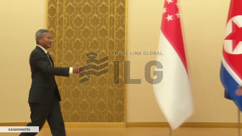 N. Korea-Singapore talks in Pyongyang