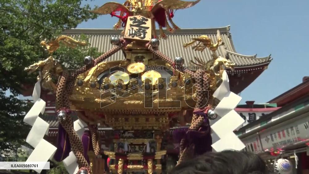 [Breaking News]Sanja festival in Tokyo's Asakusa