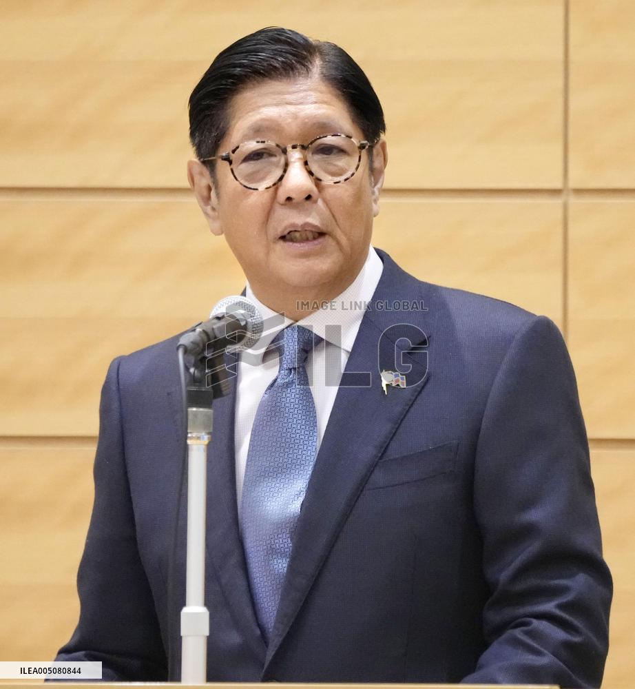 Philippine President Marcos meets Japanese lawmakers