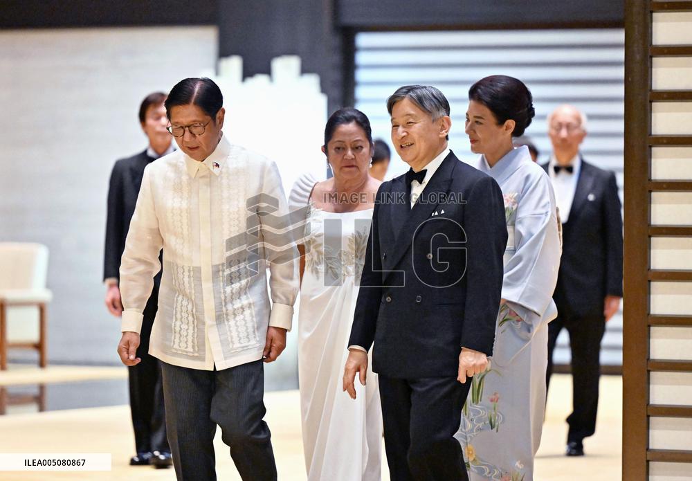 Japan's state banquet for Philippine President Marcos Jr.