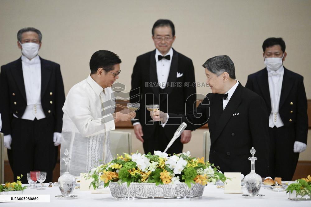 Japan's state banquet for Philippine President Marcos Jr.