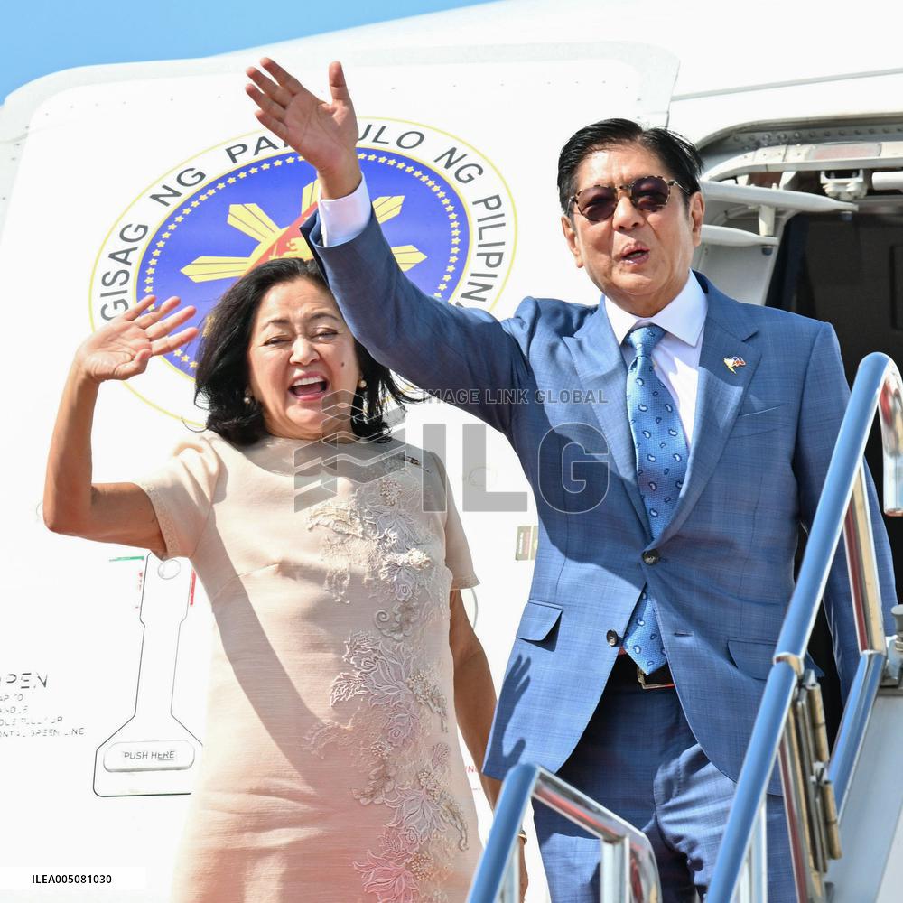 Philippine President Marcos Jr. leaves Japan