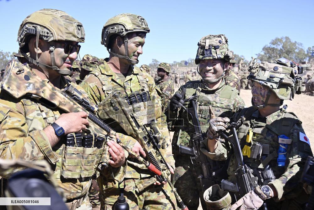 Japan, U.S. and Australia exercise