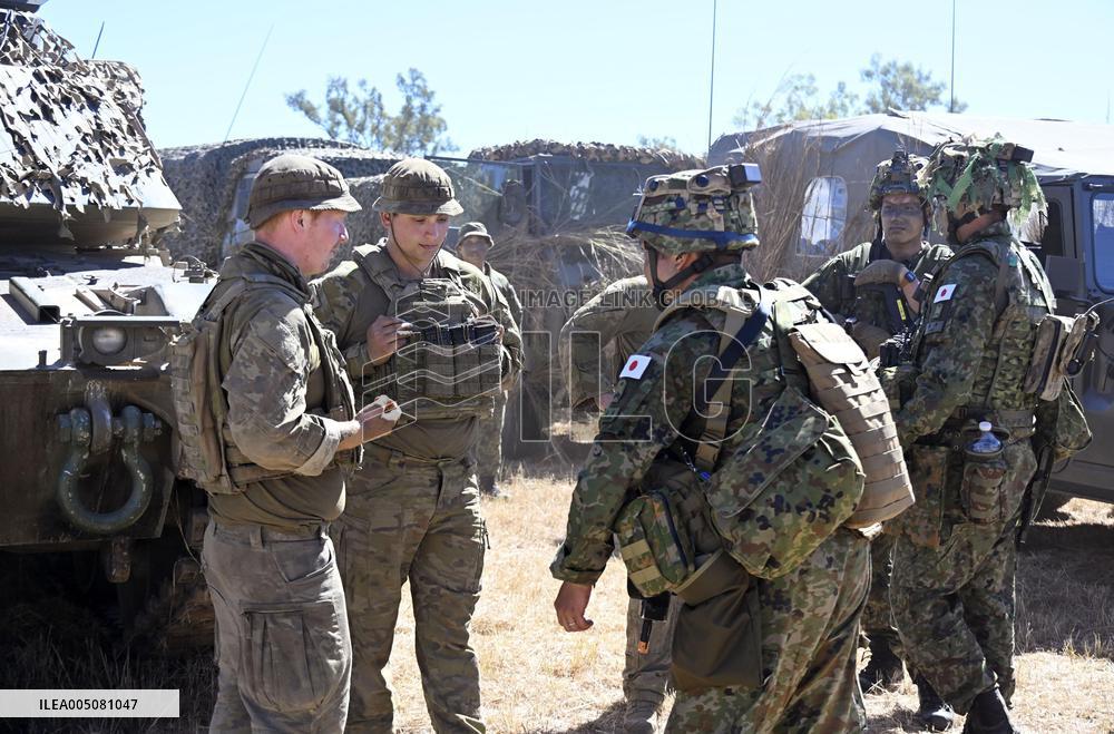 Japan, U.S. and Australia exercise