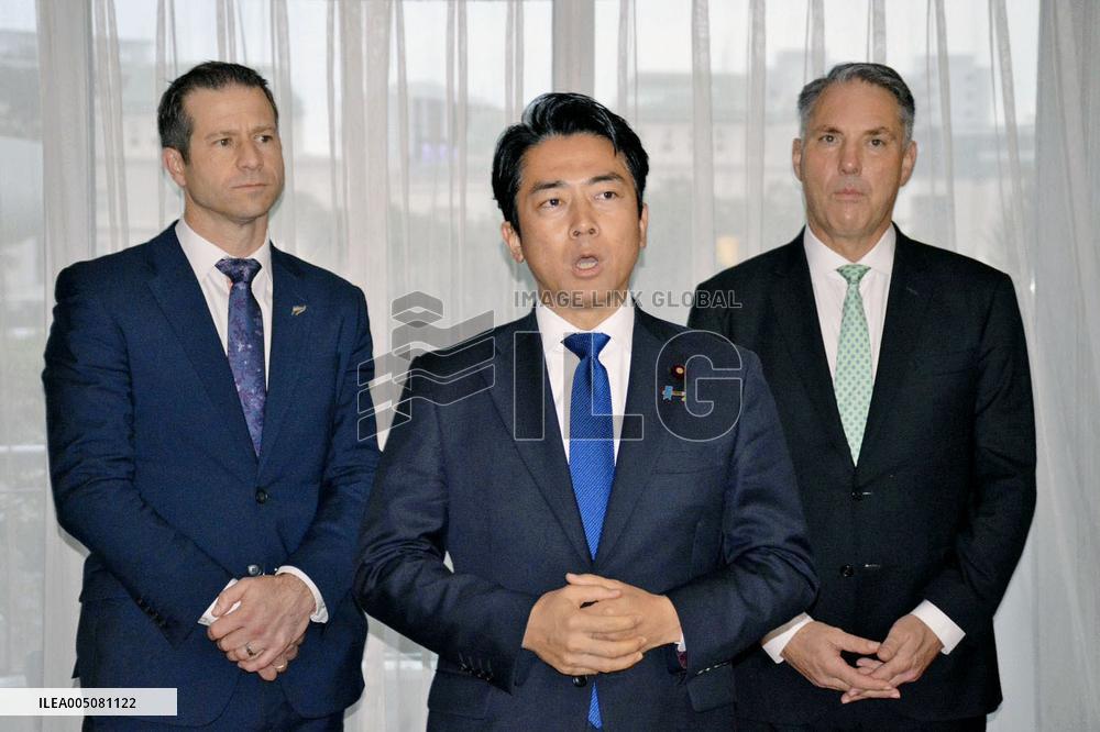 Trilateral meeting between Japan, Australia, New Zealand