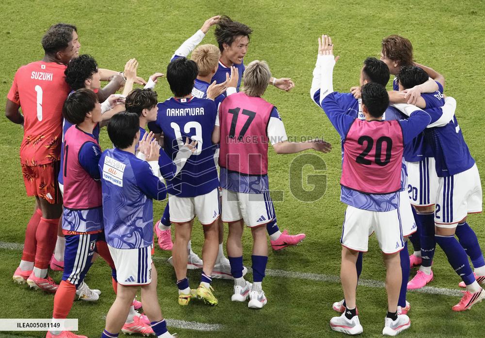 Football: Japan vs. Iceland