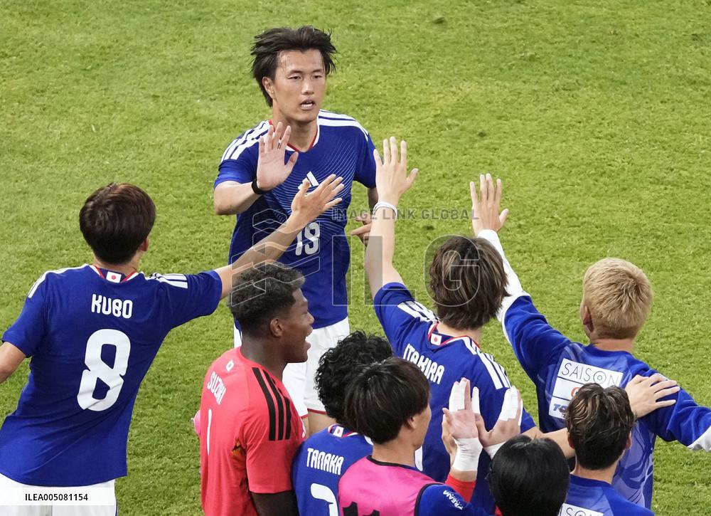 Football: Japan vs. Iceland