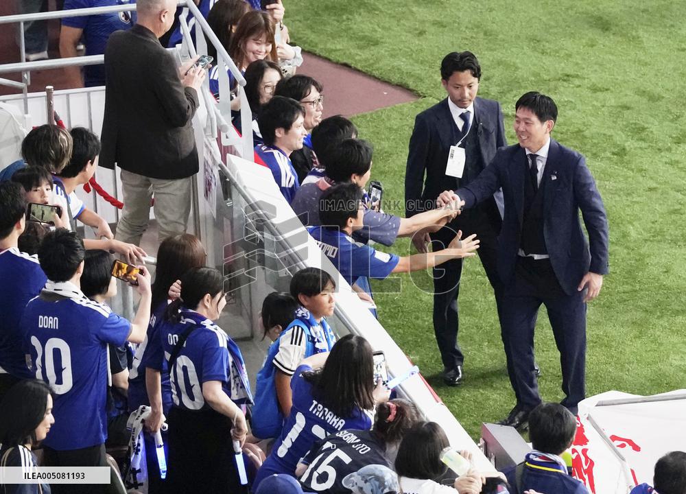 Football: Japan vs. Iceland