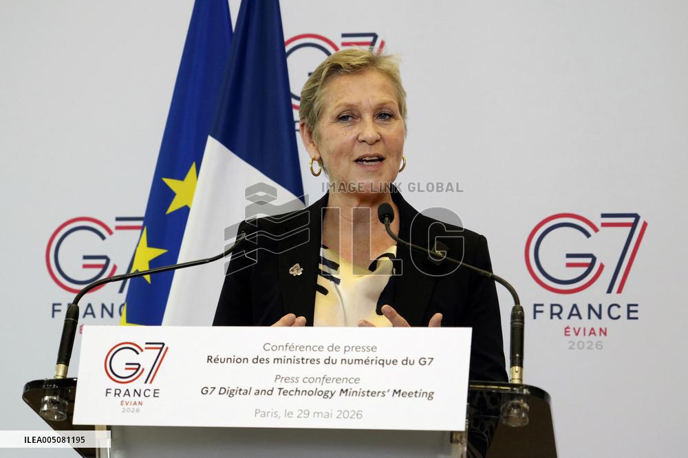 G7 digital ministers meeting in Paris