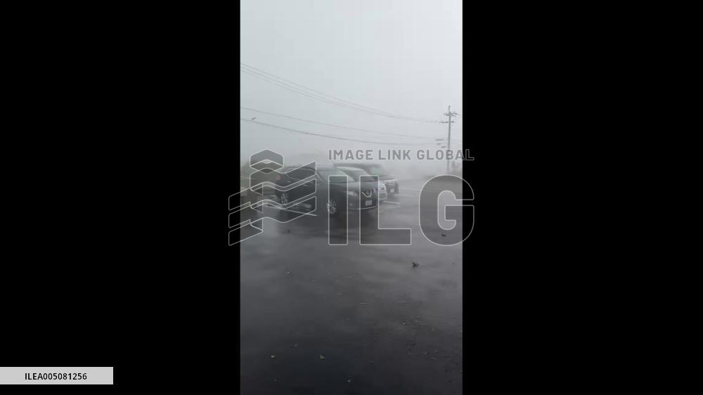 Japan: Typhoon Jangmi Lashes Okinawa and Amami Islands With Destructive Winds
