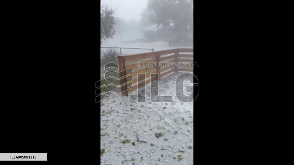 US: Hailstorm Sweeps Through Denver Metro, Causing Tree Damage and Road Chaos
