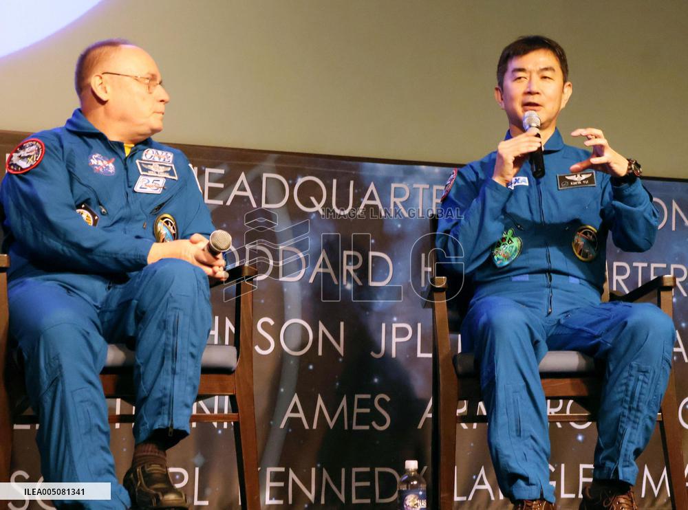 Japanese astronaut Yui at talk event