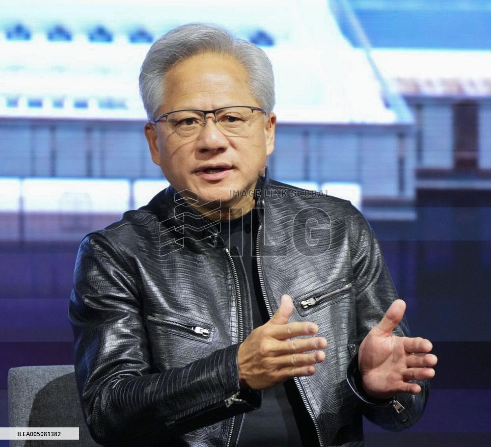 Nvidia CEO Huang speaks at tech session