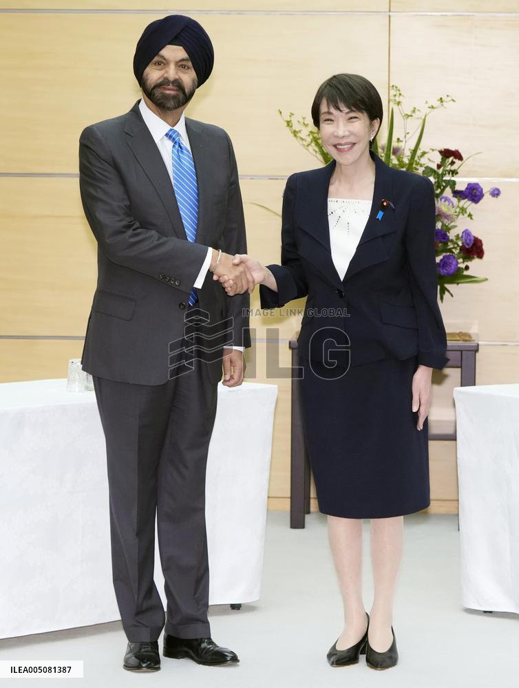 Japan PM Takaichi meets World Bank President Banga